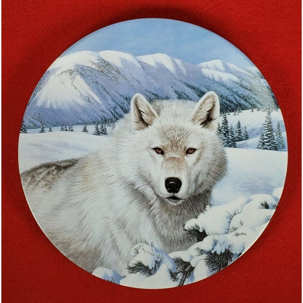 Wild Spirits Collectors Plate "Timber Ghost" by W.S.George MIB +COA